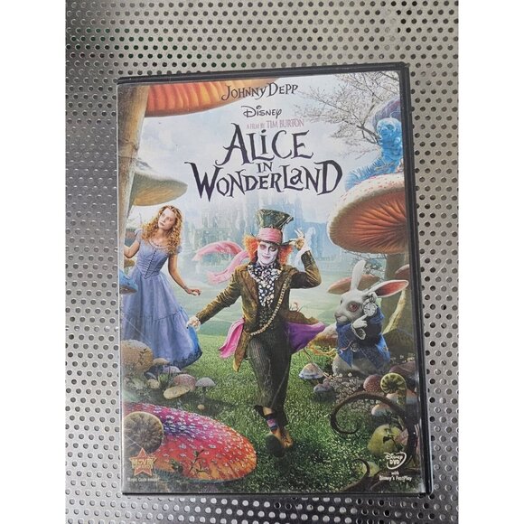 Alice in Wonderland (DVD, 2010) Disney Johnny Depp - Picture 1 of 4